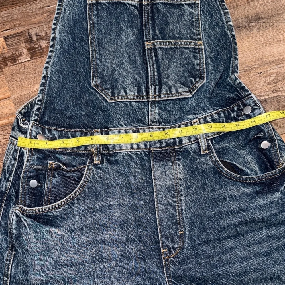 Free People Barrel Jean Overalls Large - Picture 8 of 10